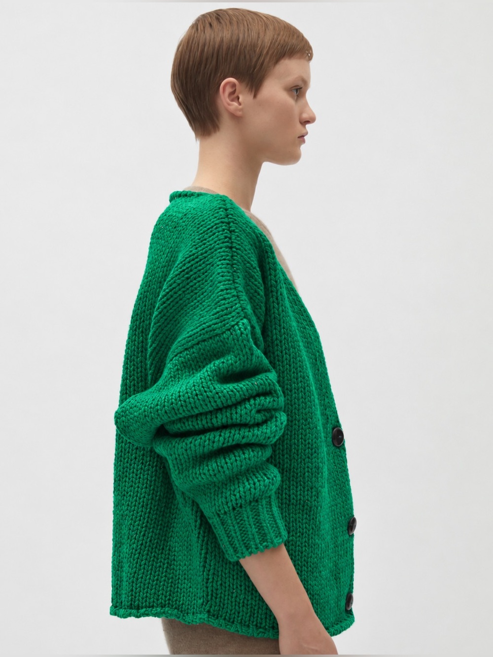 Babaa No57 cardigan - Emerald